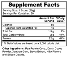 Load image into Gallery viewer, VEGAN PEA PROTEIN (CHOCOLATE)